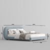 Collins Boucle Upholstery Bed