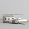 Collins Boucle Upholstery Bed