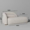 Hilton 2 Seater Boucle Sofa