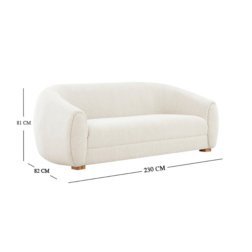 Holly 3 Seater Boucle Upholstery Sofa