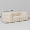 Monroe 2 Seater Tufted Boucle Upholstery