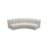 Patterson 3 Seater Symmetrical Corner Velvet Sectional sofa