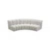 Patterson 3 Seater Symmetrical Corner Velvet Sectional sofa