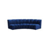 Patterson 3 Seater Symmetrical Corner Velvet Sectional sofa
