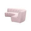 Patterson 3 Seater Symmetrical Corner Velvet Sectional sofa