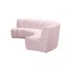 Patterson 3 Seater Symmetrical Corner Velvet Sectional sofa