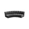 Patterson 3 Seater Symmetrical Corner Velvet Sectional sofa
