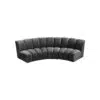 Patterson 3 Seater Symmetrical Corner Velvet Sectional sofa