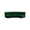 Patterson 3 Seater Symmetrical Corner Velvet Sectional sofa