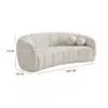 Samson 3 Seater Velvet Upholstery