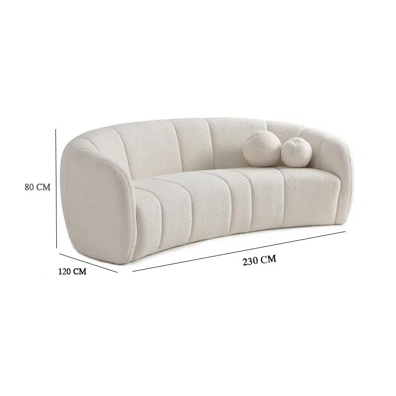 Samson 3 Seater Velvet Upholstery