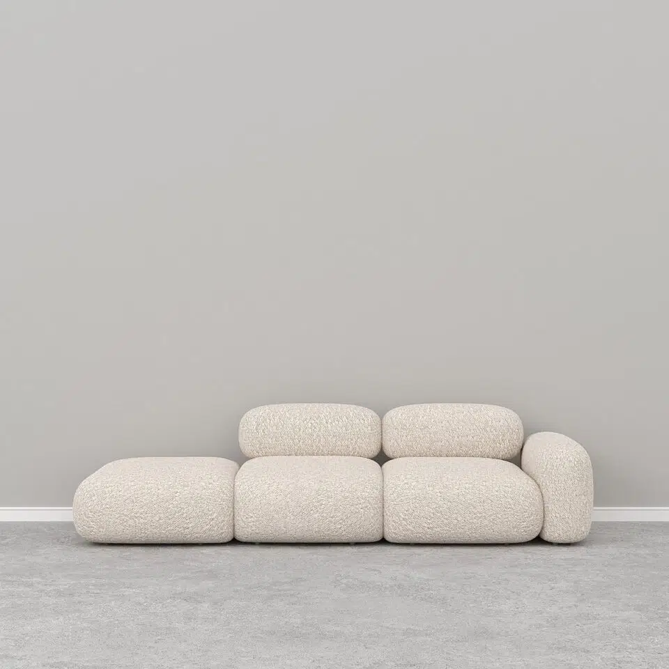 Saxon 2-Seater L-Shape Sofa Set