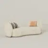 Tuxedo 3 Seater Boucle Upholstery