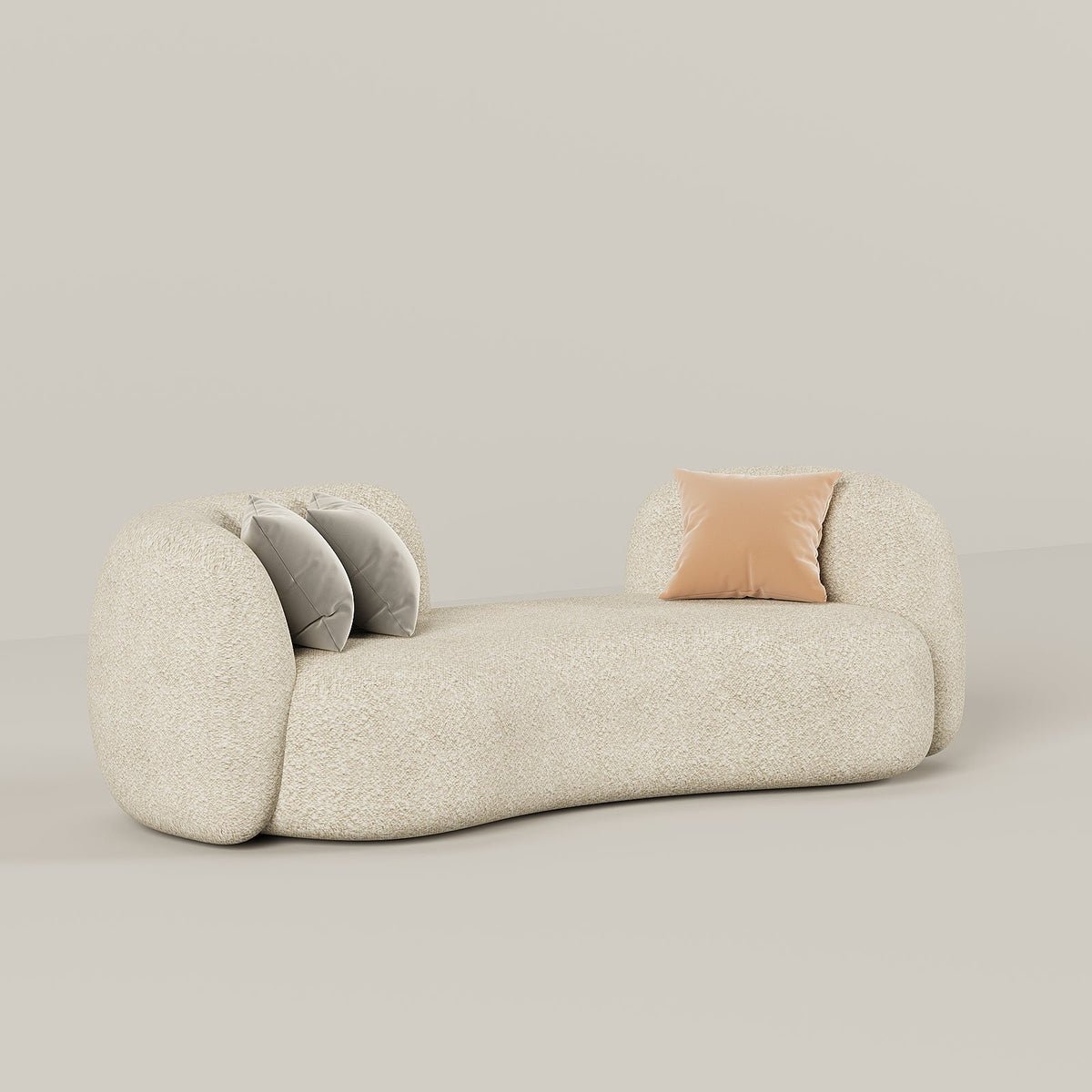 Tuxedo 3 Seater Boucle Upholstery