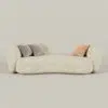 Tuxedo 3 Seater Boucle Upholstery