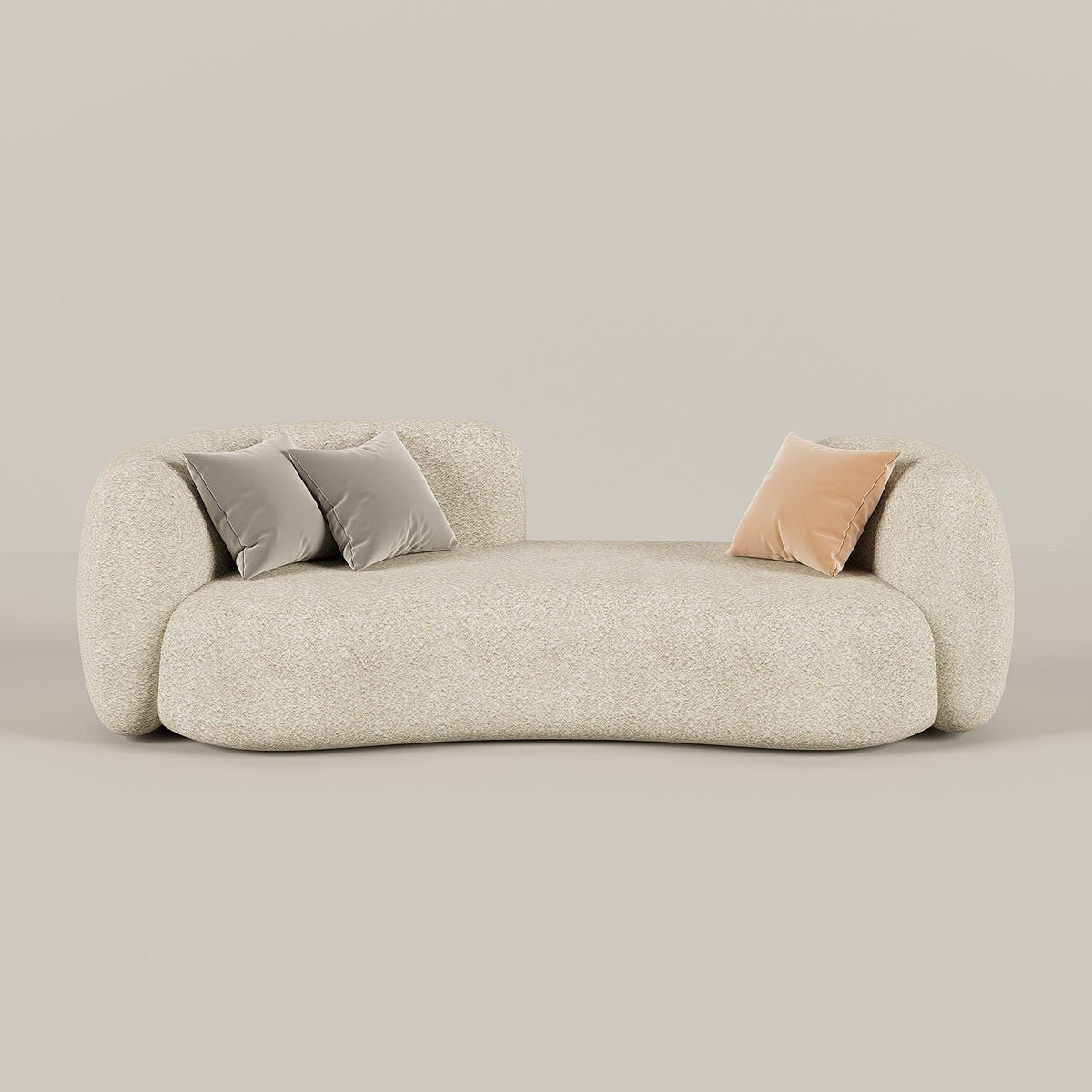 Tuxedo 3 Seater Boucle Upholstery
