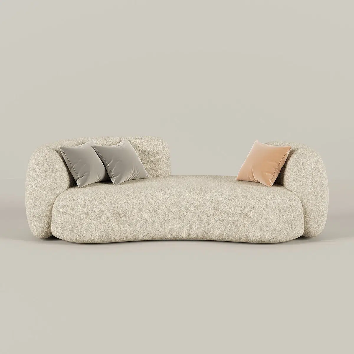 Tuxedo 3 Seater Boucle Upholstery
