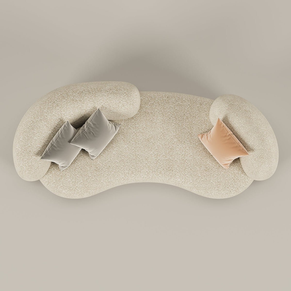 Tuxedo 3 Seater Boucle Upholstery