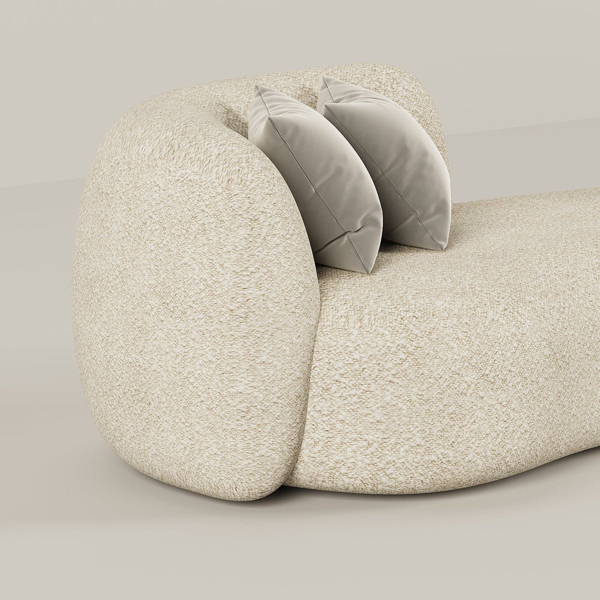 Tuxedo 3 Seater Boucle Upholstery