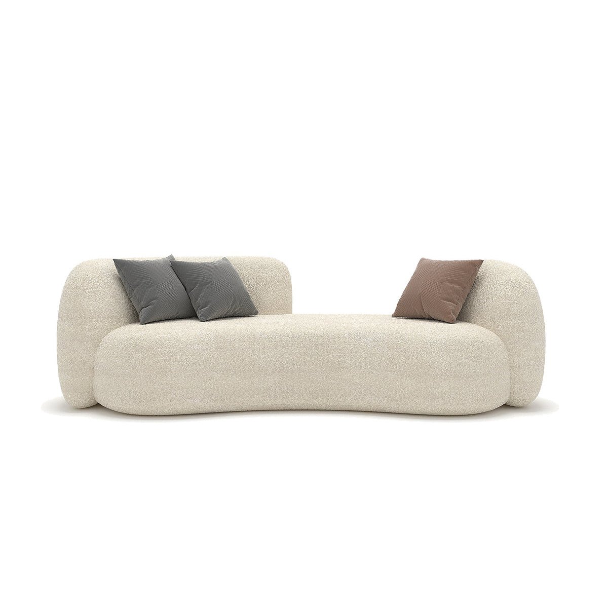 Tuxedo 3 Seater Boucle Upholstery