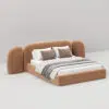 Vail Velvet Upholstery Bed