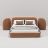 Vail Velvet Upholstery Bed