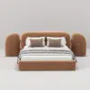 Vail Velvet Upholstery Bed