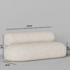 Harper 3 Seater Boucle Upholstery