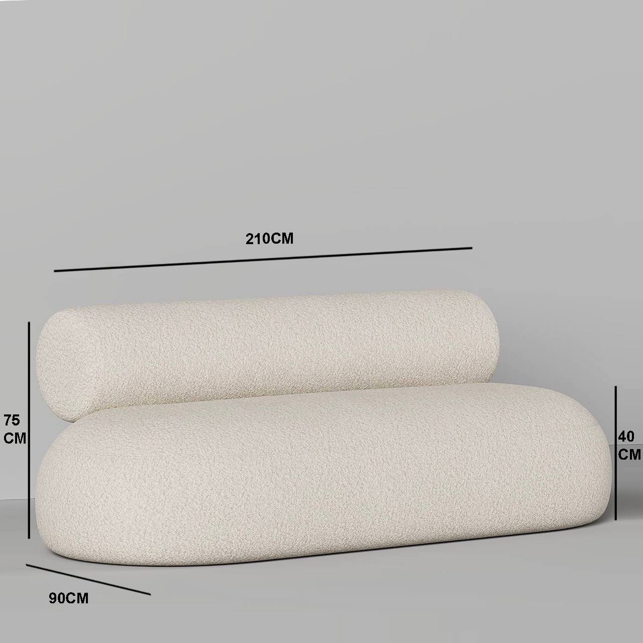 Harper 3 Seater Boucle Upholstery