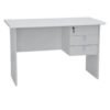 Infinity Executive Office Desk White 120cm