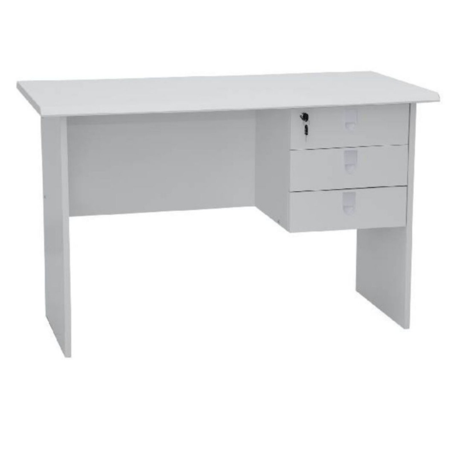 Infinity Executive Office Desk White 120cm