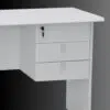 Infinity Executive Office Desk White 120cm