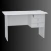 Infinity Executive Office Desk White 120cm