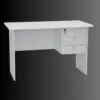 Infinity Executive Office Desk White 120cm
