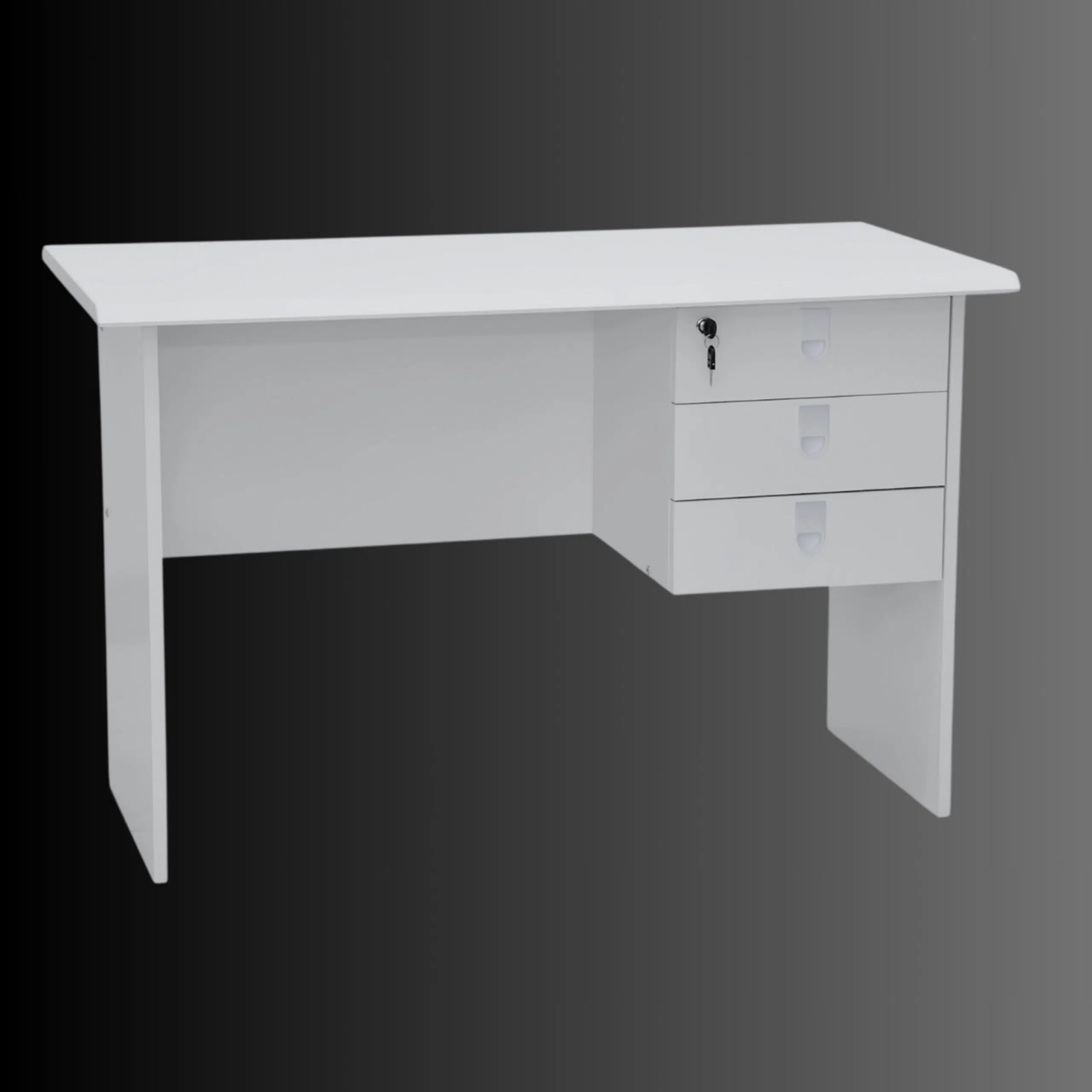 Infinity Executive Office Desk White 120cm