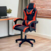 Lily Gaming Chair with USB Lumbar Massager (Red Black)