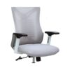 Executive Mesh Office Chair Headrest and Lumbar Support Comfortable High-Back Swivel 360 Black