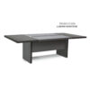 Orchid Conference Table Marble 240cm Color (Coffee Grey)