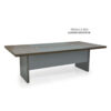 Orchid-2 Conference Table Marble 240cm Color (Walnut)
