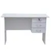 Infinity V2.0 Executive Office Desk White 140cm
