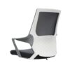 Ergonomic Mesh Office Desk Chair with Handrest and Lumbar Support – Dark Grey