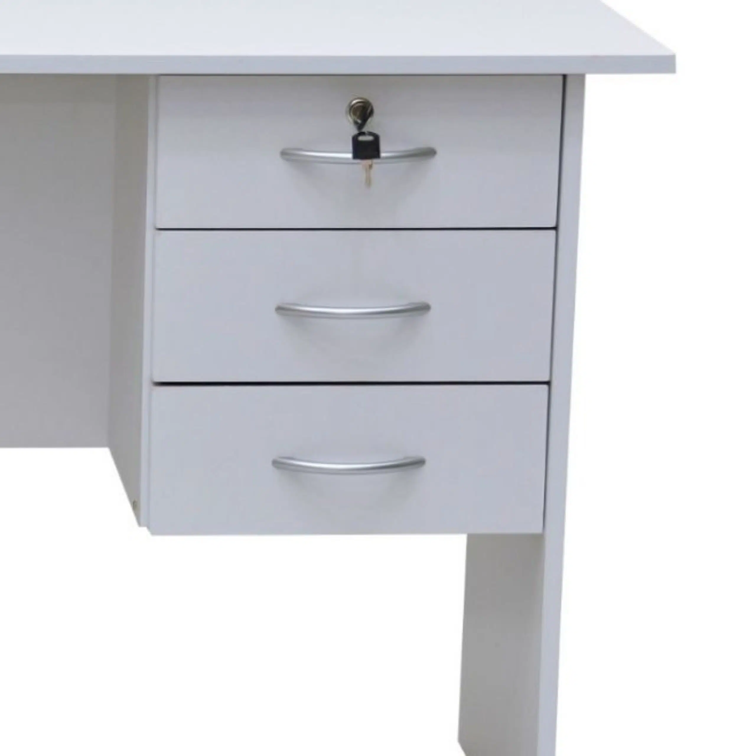 Infinity V2.0 Executive Office Desk White 140cm