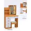 Makeup Vanity Desk  Dressing Table – Oak White