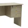 Infinity Executive Desk Sonama Oak 120cm