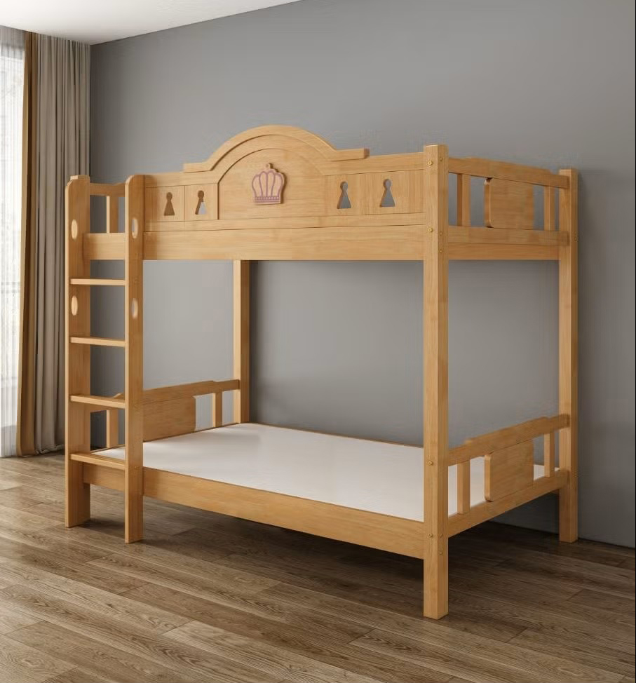 Heavy Duty Wooden Bunk Bed – Oak
