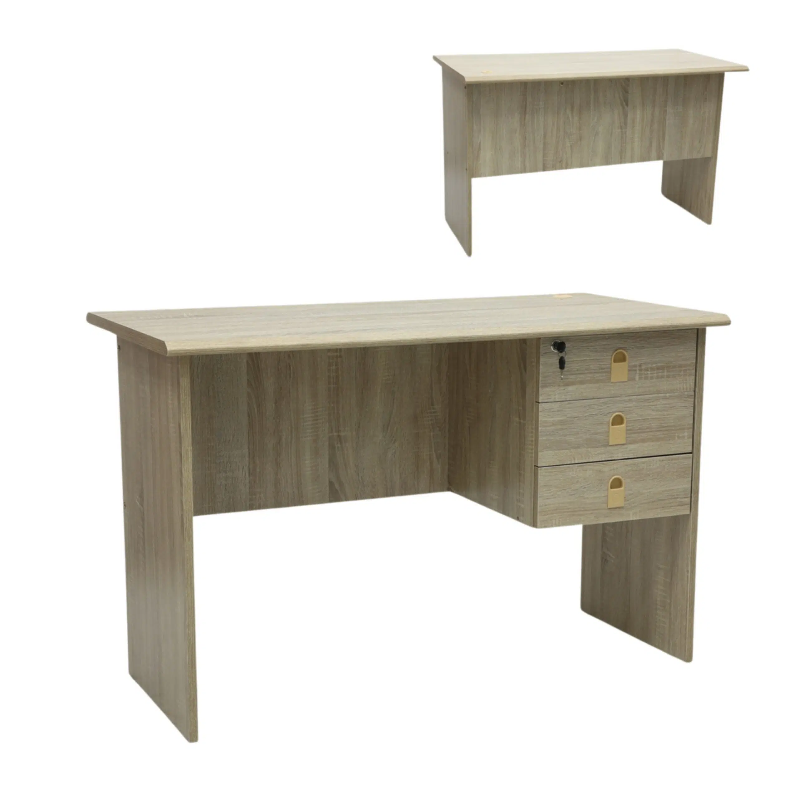 Infinity Executive Desk Sonama Oak 120cm