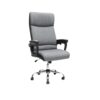 Ergonomic Fabric High Back Office Chair in Grey Color