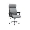 Ergonomic Fabric High Back Office Chair in Grey Color