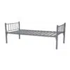 Single Metal Steel Bed – 90X190cm – Silver