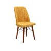 Morden 6 Seater Dining Table Chairs Set – Yellow 130/170cm